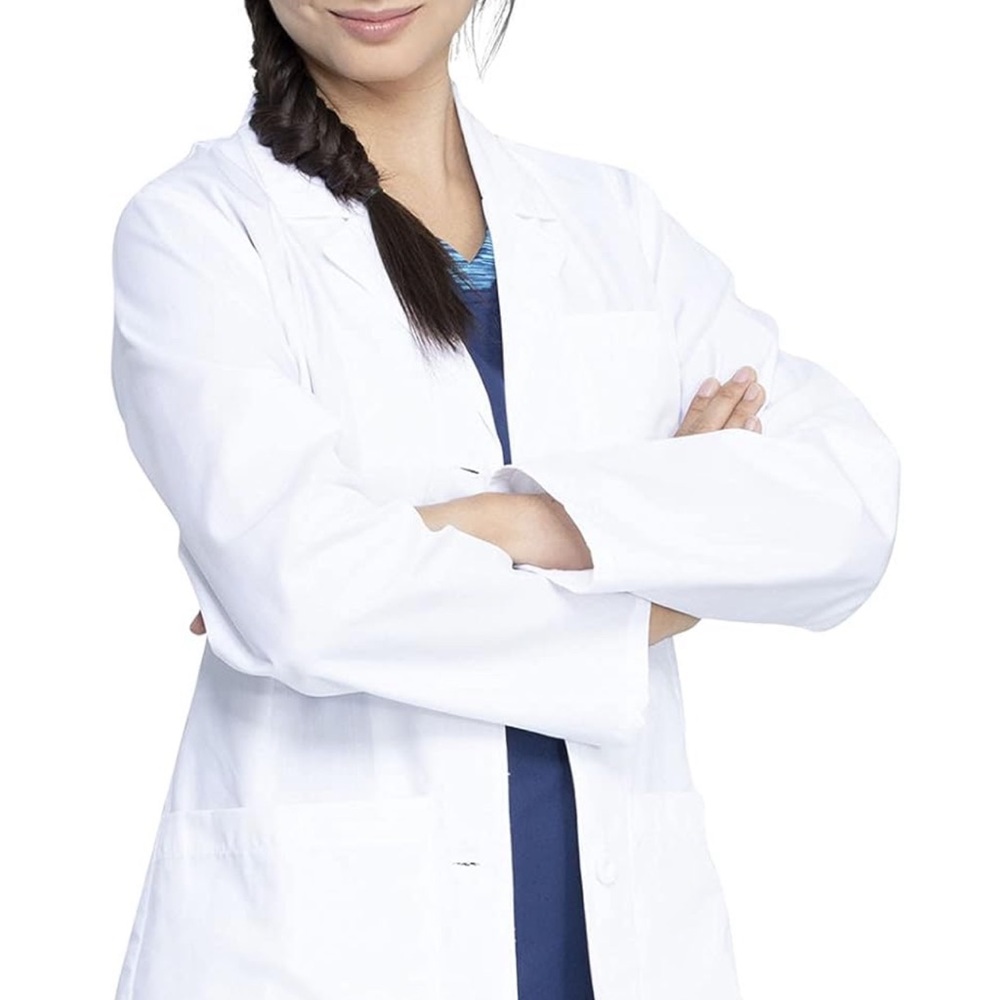 Dickies women’s White Lab Coat, size 2x